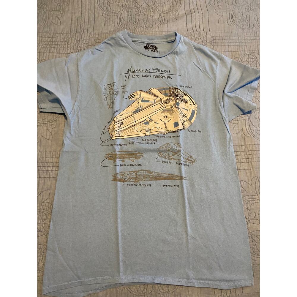 Mens Star Wars Millenium Falcon T-Shirt M